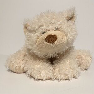 Ganz Flopimals Bear Plush Hug Me Stuffed Animal Tan Cream Soft Floppy Cuddle Toy